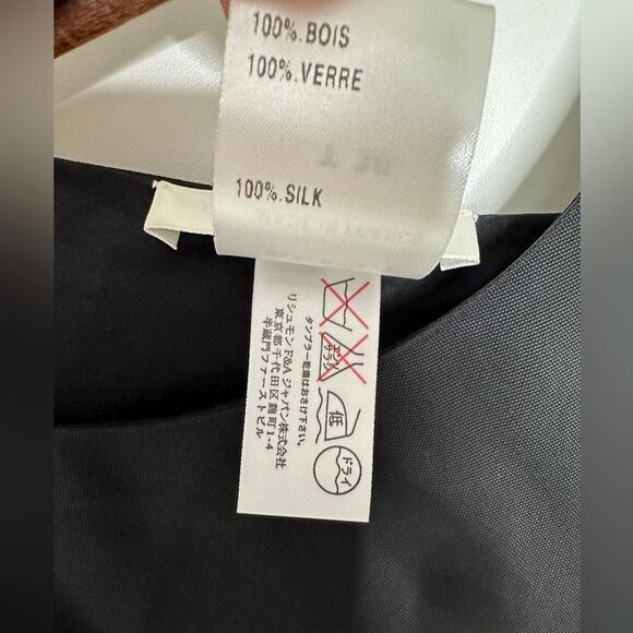 Chloe Vintage Silk Beaded Mini Dress Black Navy Size 4, EU 36 - Picture 15 of 16